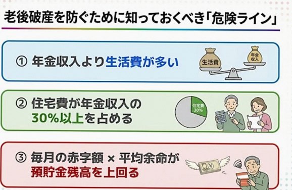 定年前後に知っておきたい! 老後破産を防ぐための3つの「危険ライン」